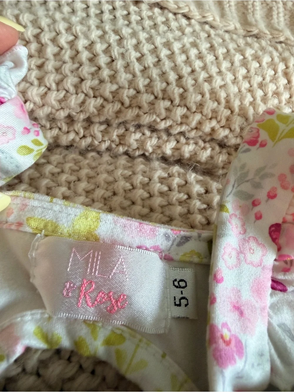 🌸 Mila & Rose Floral Tiered Maxi Dress | 5–6 | EUC